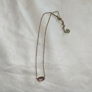 Purple Kendra Scott Pendant Necklace